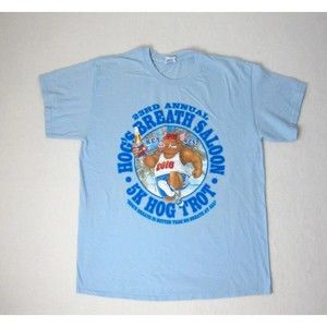 Men's “Hog’s Breath Saloon” Key West 23rd Annual 5K Hog Trot T-Shirt Sz Large